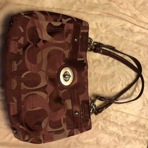 Coach purse used